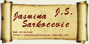 Jasmina Šarkoćević vizit kartica